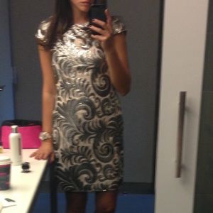 NWOT Adrianna Papell Embellished Cocktail Dress